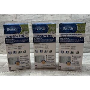 LOT Of (3) Best Air Humidifier Replacement Filter  H62 Holmes- Brand new